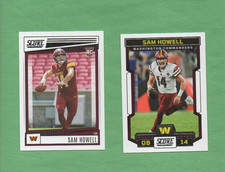 2022 & 2023 Score Football Set SAM HOWELL 2 Cards #304 & 253 ROOKIE CARD