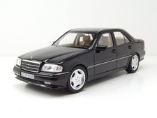 Mercedes C-Klasse C36 AMG W202 1993 schwarz metallic Modellauto 1:18 Norev