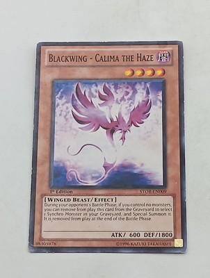 Yu-Gi-Oh Einzelkarte Blackwing - Calima the Haze bespielt
