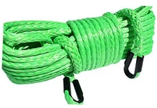 1/2inch Synthetic Winch Cable UHMWPE Winch Rope Extension 1/2"*150ft Green
