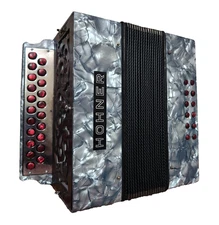 Video! Hohner Custom Pokerwork A/D Diatonic Button Accordion