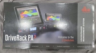 ''GENUINE'' DBX DriveRack PA2 Two-Input Six-Output Complete Loudspeaker  Processor