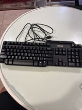 Dell Black Wired USB Keyboard Tasted Working Model SK-3205