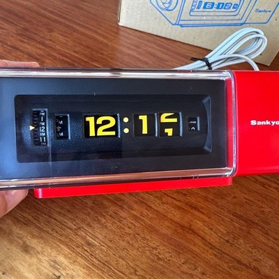 Sankyo DT-612 置時計 未使用 SANKYO DT-612 Flip ClockS Desk Tested Power cord included Used | eBay
