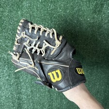 Wilson A730 Ecco Black Leather Baseball Glove 12.5  A0732 DK125 Left Handed