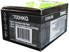 LEXMARK 70C0HKG 700HKG Black High Yield Toner Cartridge Genuine OEM Original