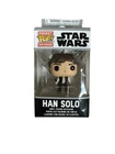 LIMITED: Han Solo Pocket Pop Keychain, 2inch Figurine w Weapon, Star Wars, Funko