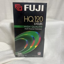 Fuji Film VHS Blank Video Tapes 6 hours HQ 120 High Quality