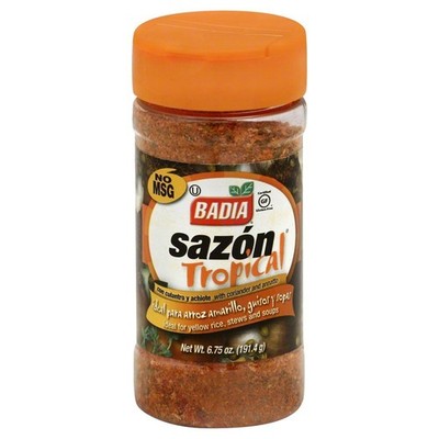Badia Sazon Tropical with Annatto and Coriander, 1.75 Pound (Pack of 6) 