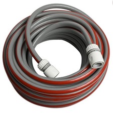 Garden Hose Pipe Quick Connectors 6 Layer 3/4" 1/2"  Grey/Red Water Pipe