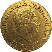 1820 George III Gold Full Sovereign
