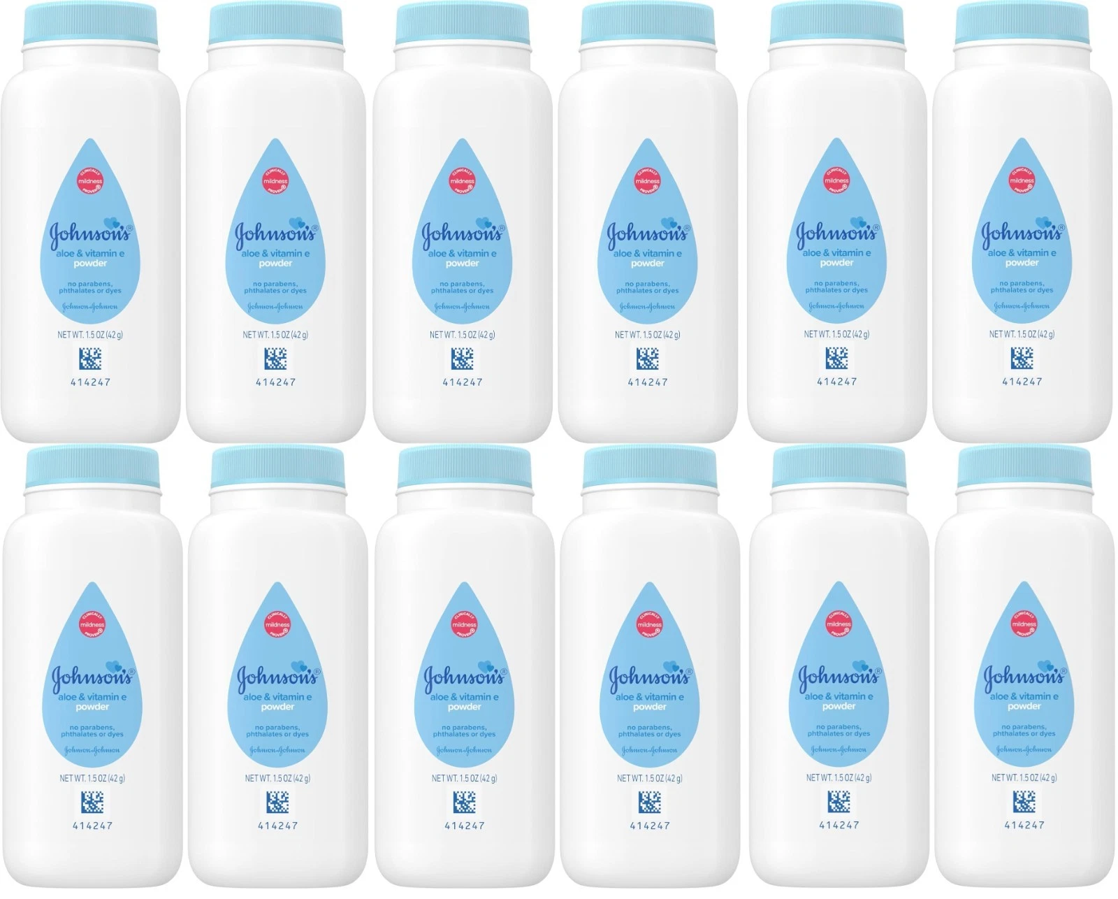 Johnson's Baby Cornstarch Baby Powder 1.5oz Delicate Skin Hypoallergenic Lot
Opens in a new window o
