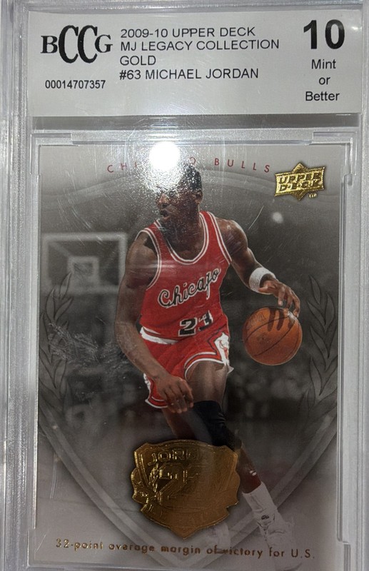 2009-10 Upper Deck Jordan Legacy Hall of Fame Edition - Michael Jordan #63...