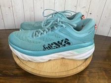 Hoka One One Womens Bondi 7 1110519 AEBL Blue Running Shoes Sneakers Size 8 