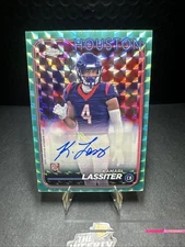 2024 Topps Chrome - Kamari Lassiter #RA-KLA Aqua Geometric Refractor /199 AUTO