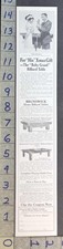 1912 SPORT BILLIARD POOL TABLE BRUNSWICK RIVALS C EVERETT JOHNSON ART AD FC11052
