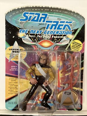 Star Trek Next Generation Lieutenant ￼Word 5'' Actionfigur Playmates Unpunched