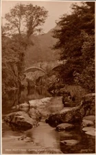 7492. PONTY-PAIR BETTWY COED judsey tra vintage real photo postcard early 1900s