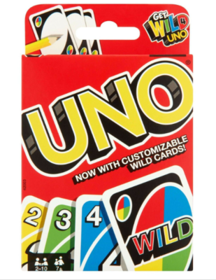 UNO CARD GAME with CUSTOMIZEABLE WILD CARDS NEW | eBay