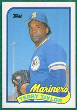 Terry Taylor - 1989 Topps #597 - Seattle Mariners Baseball Card