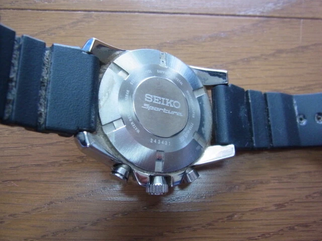 精工 SNAF01P1 Sportura 闹钟计时腕表 Cal.7T62 男式银色  — 第 4/4 张图片