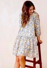 ABLE Nashville Boutique Hannah Raglan Flounce Floral 100% Cotton Dress 1X 16/18