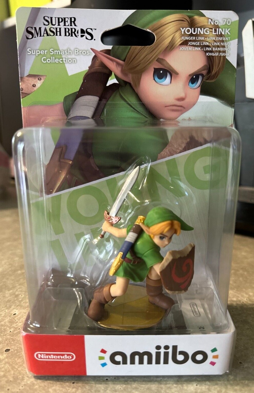 Figurine Amiibo Young Link n°70 pour vos tournois Super Smash Bros