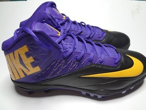 New Nike Zoom Elite 3/4 TD Mens Football Cleats Lineman -Purple/Black 620499-518 | eBay