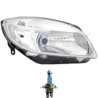 Scheinwerfer Links H4 FüR Skoda Fabia II 542 545 Roomster 5J Inkl. Osram Lampen