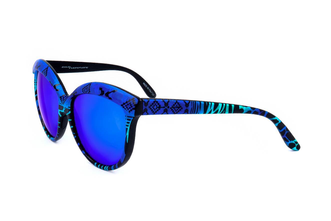 Gafas de Sol Italia Independent I-I 0092 INDIAN MIX 022.000 BLUE 58/20/140 Mujer