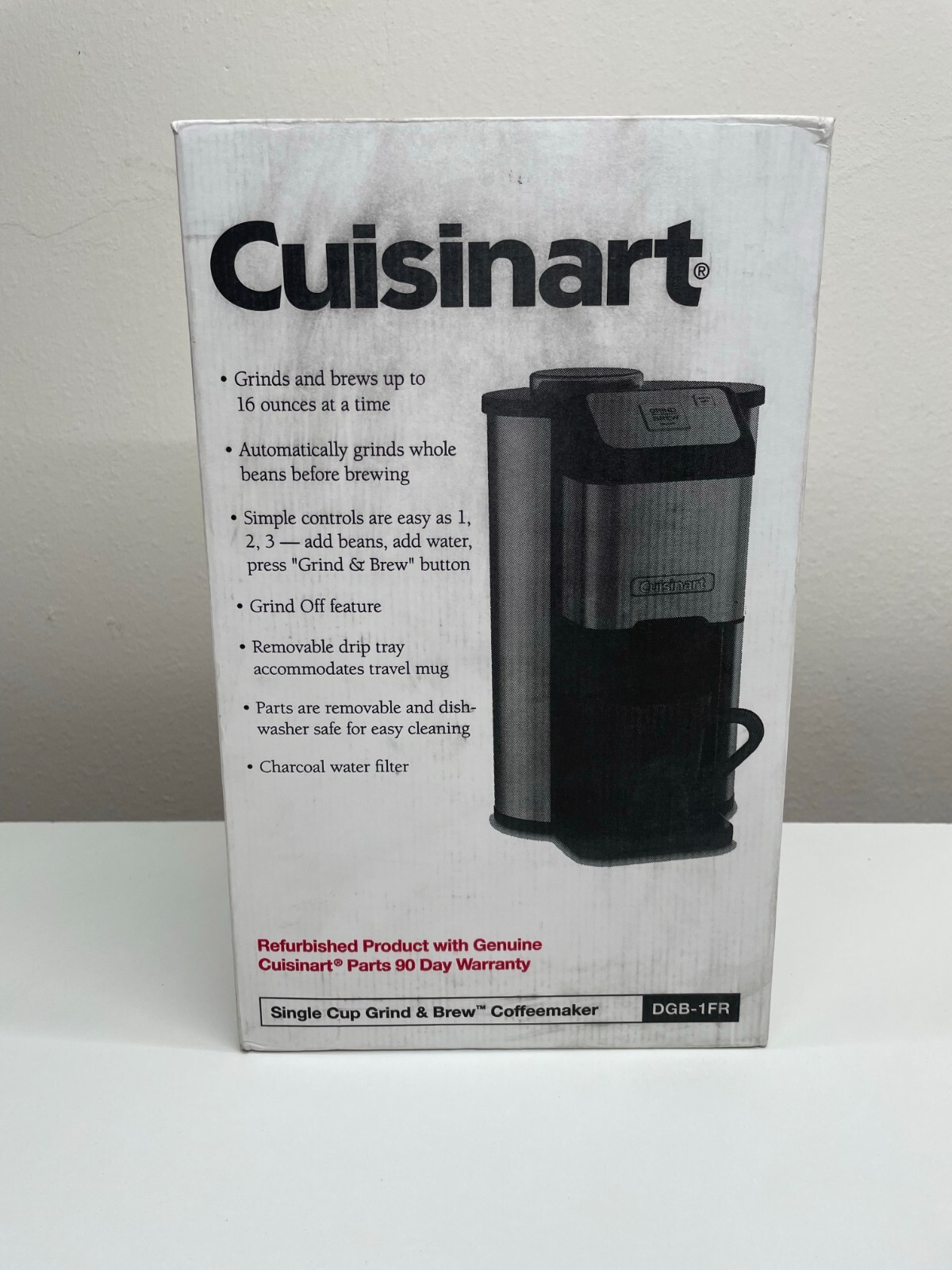 Cuisinart Single Cup Grind & Brew Coffeemaker DGB1 (REFURBISHED) eBay