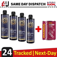 MANNOL ESTER ADDITIVE 9950 1L BENZIN + MOTOR FLUSH 9900 300ML SPECIAL CLEANER