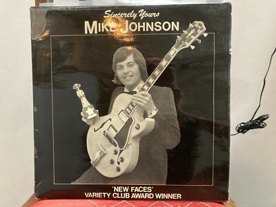 Mike Johnson Sincerely Yours New Faces Variety Club Award Winner 1978 Vinyl LP
