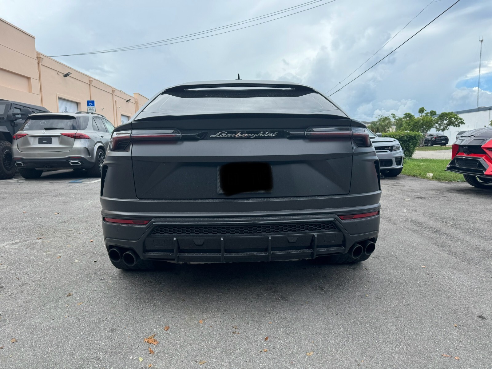 Rear bumper Lamborghini Urus