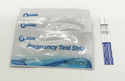 Keysmed One Step Pregnancy(HCG) Test Strips, 200-Count 