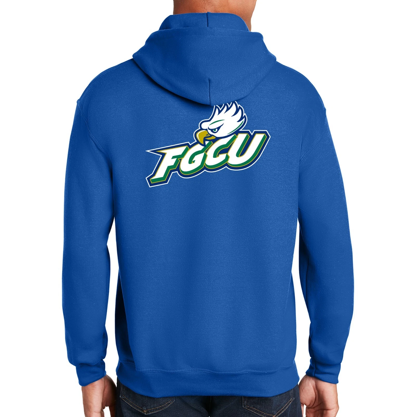 VETEMENTS Felpa con cappuccio FGCU Eagles stampa fronte e retro Royal