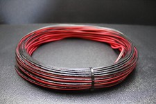 18 GAUGE RED BLACK SPEAKER WIRE PER 5 FT AWG CABLE POWER GROUND STRANDED COPPER
