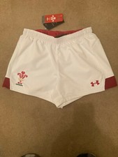 Under Armour  Match Issue Wales/WRU Airvent Rugby Shorts  -BNWT