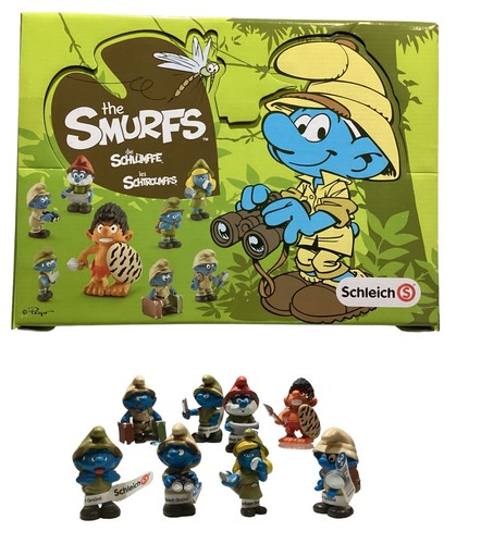 The Surfs Figura de Pitufos, Paquete de 10 : Aazon.co.x