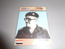 1991 Pro Set Desert Storm Card #68 Leader Tariq Aziz