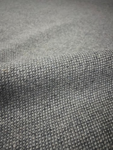 Designtex Bute Tweed Smoke Gray Woven Wool Upholstery Fabric Remnant - 2.1 yards - Picture 4 of 10