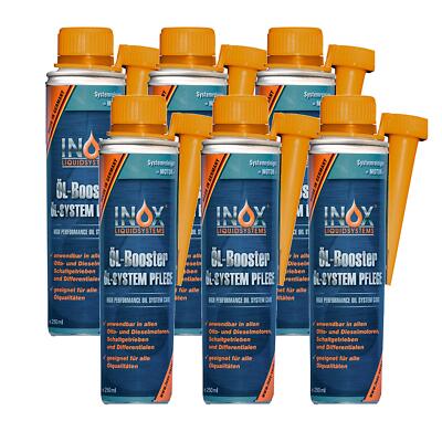 INOX  Öl Booster System Pflege 6x250ml Systempflege Zusatz Additiv Ölsystem