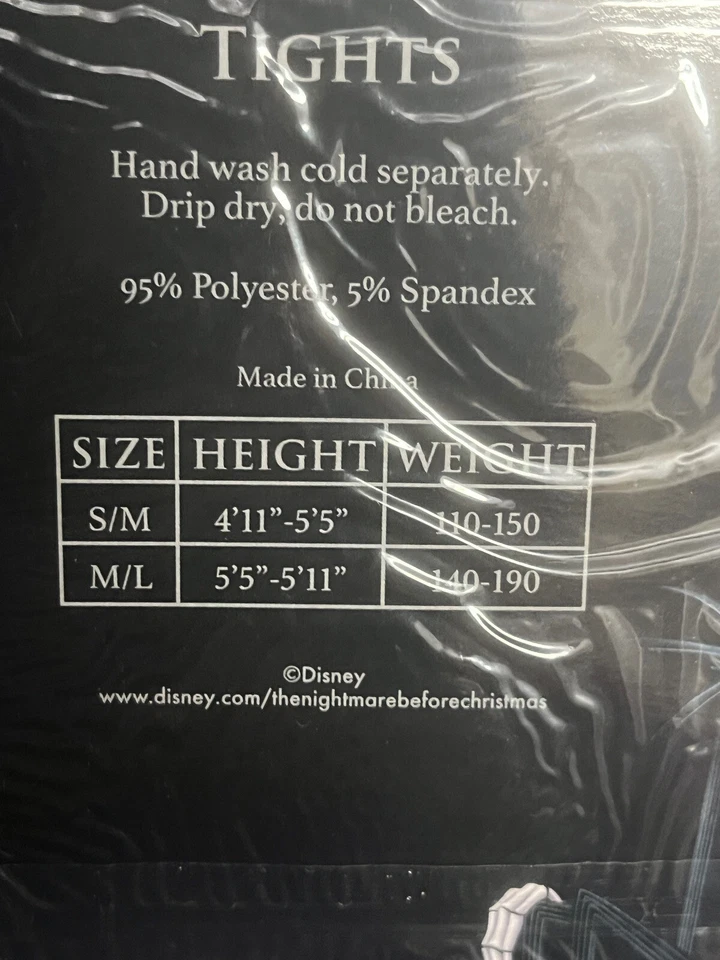 Fantasia de Halloween Nightmare Before Christmas Sally pontos justos P/M nova - Imagem 4 de 4