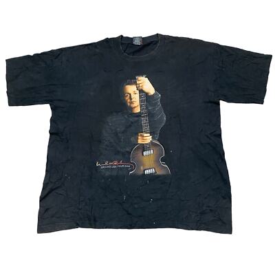 ミュージシャン Paul McCartney Driving USA Tour 2002 T Vintage Paul McCartney Driving USA Tour 2002 T Shirt Men's XL | eBay