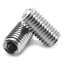 #2-56 x 3/8" Coarse Thread Socket Set Screw Cup Pt Stainless Steel 18-8