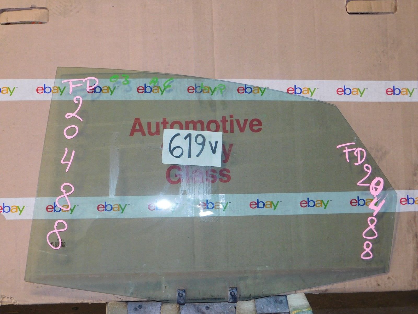 98 99 00 01 02 03 04 AUDI A6 REAR DRIVER Side Door Glass USED 619V