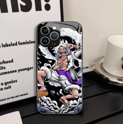 One Piece Für iPhone 7/8 11 12 13 14 15 X/XS XR Max Case Hülle Schutzhülle Glas