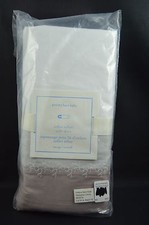 Pottery Barn Kids Baby Nursery Zebra Safari Crib Skirt One Size Brown 17