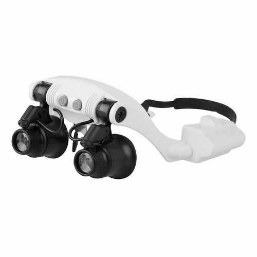 Headband Headset Jeweler Magnifier Magnifying Glass Loupe Glasses With