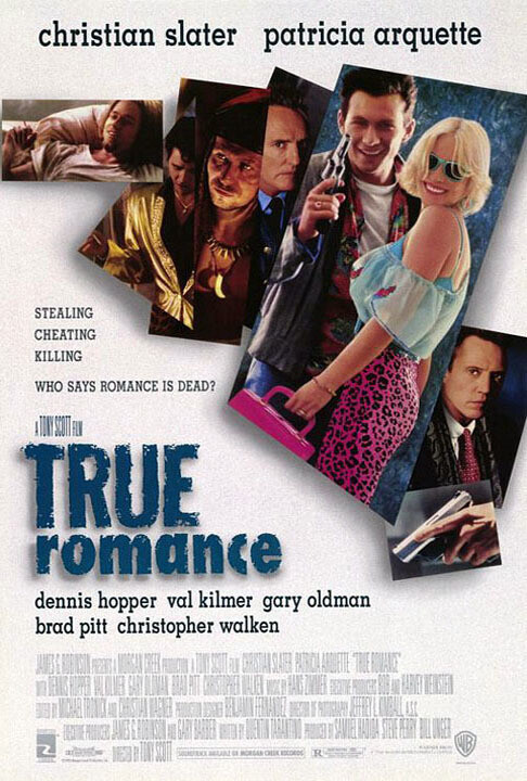 True Romance (1993) Movie Poster, Original, DS, Unused, NM, Rolled